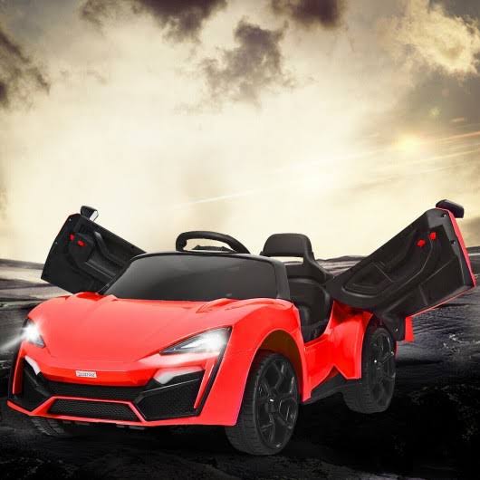 Red 12V RC Electric Vehicle with Lights G665