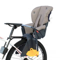 Gray Bicycle Rear Baby Seat Bike Carrier with Adjustable Seat Rest H6053