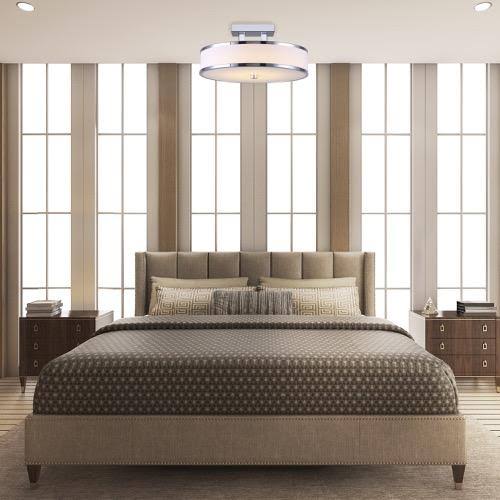 Chrome LED Flush Mount H88367