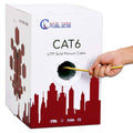 Cat6 Plenum Pure Copper 1000ft Ethernet UTP Cable L49798