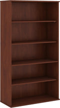 5 Shelf Bookcase in Mocha Cherry H9493