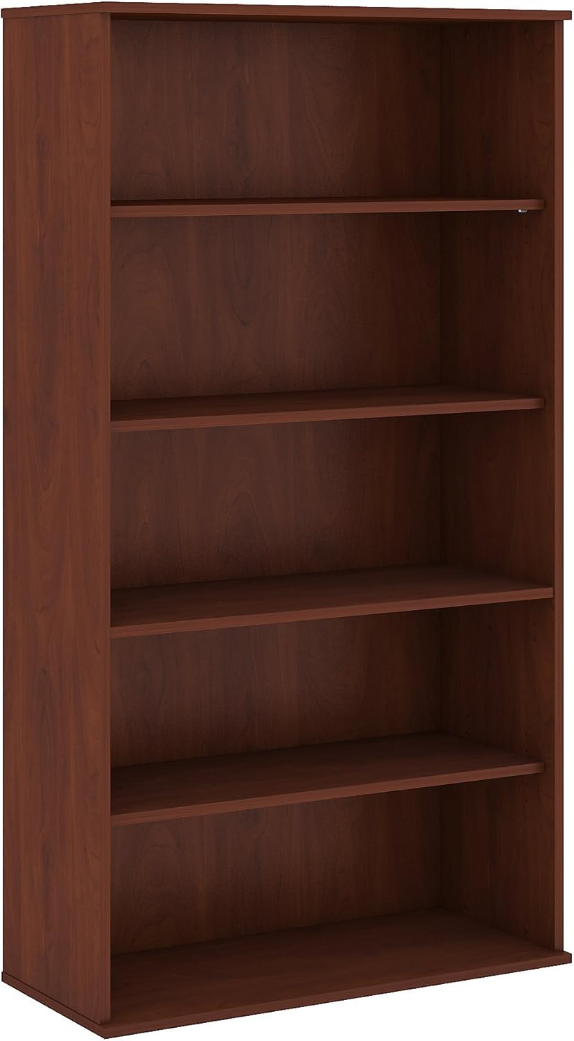 5 Shelf Bookcase in Mocha Cherry H9493