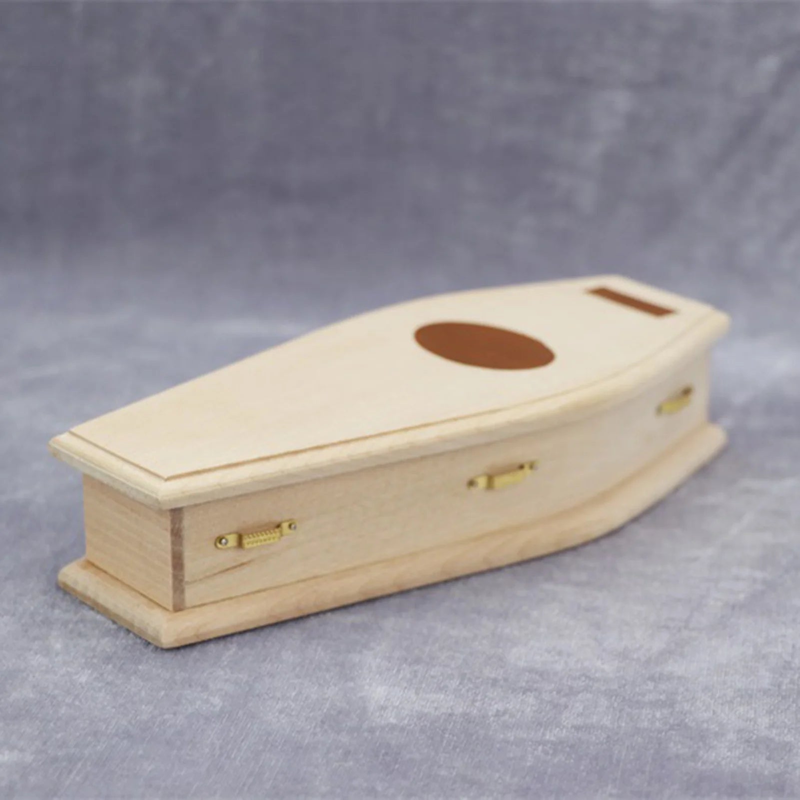 1/12 Scale Miniature Wooden Coffin F925