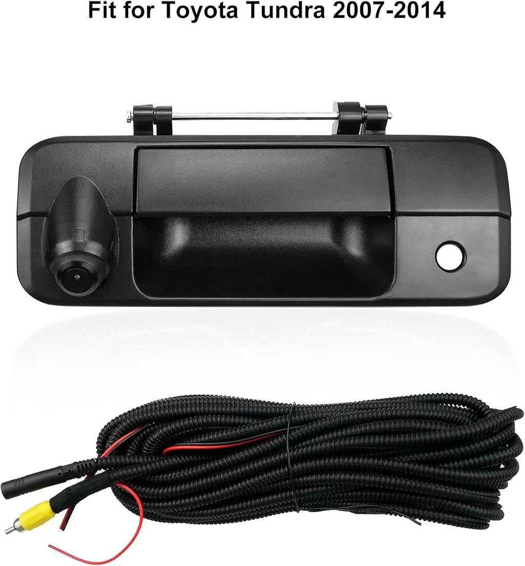 Tailgate Handle Backup Rear View Camera for Toyota Tundra 2007-2014, IP68 Waterproof U742