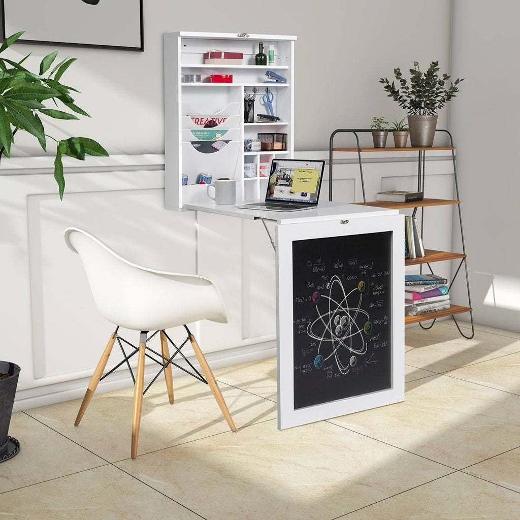 White MDF Wall Mounted Folding Table A811106