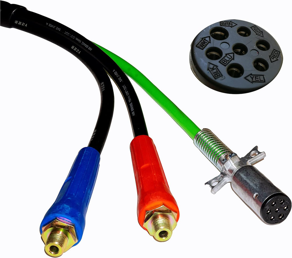 12 Ft. 3-in-1 ABS Electrical and Rubber Air Line Hose Assemblies Q3201