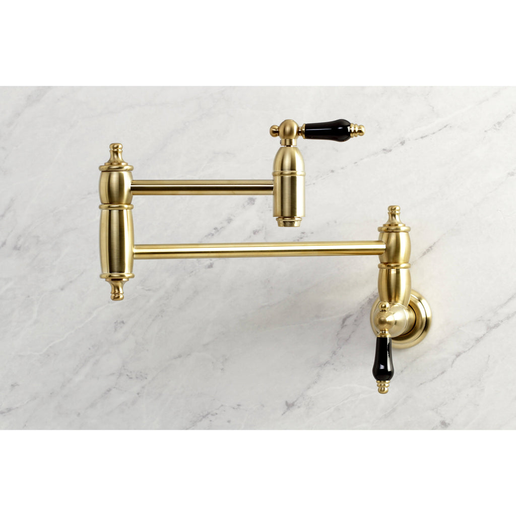 Brushed Nickel Wall Mount Pot Filler E12472