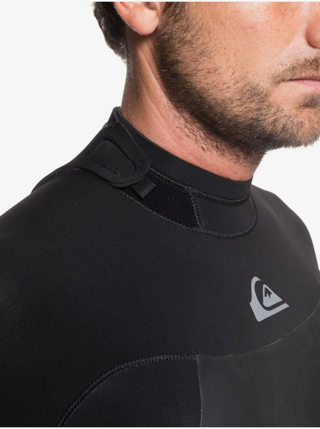 Black/Silver 4/3 Back Zip Wetsuit B4015