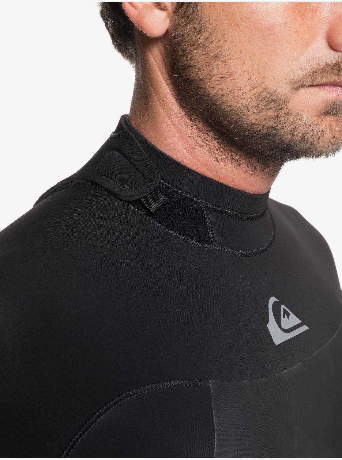 Black/Silver 4/3 Back Zip Wetsuit B4015