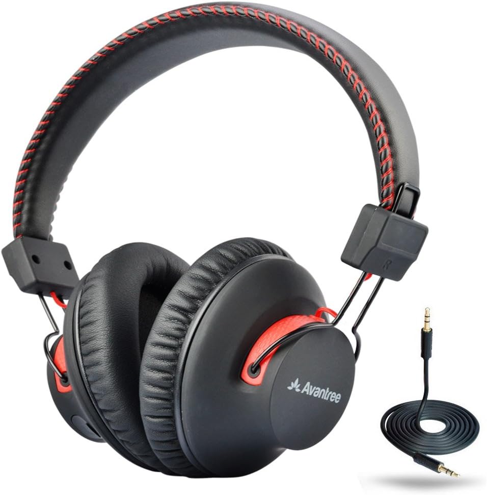 40hrs Bluetooth Over Ear Headphones with Mic, Wireless & Wired, Pack of 2 O101674