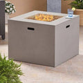 Outdoor Concrete Propane Gas Fire Pit Y929530