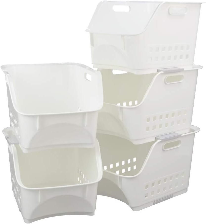 5 Pack Stackable Storage Baskets K946892