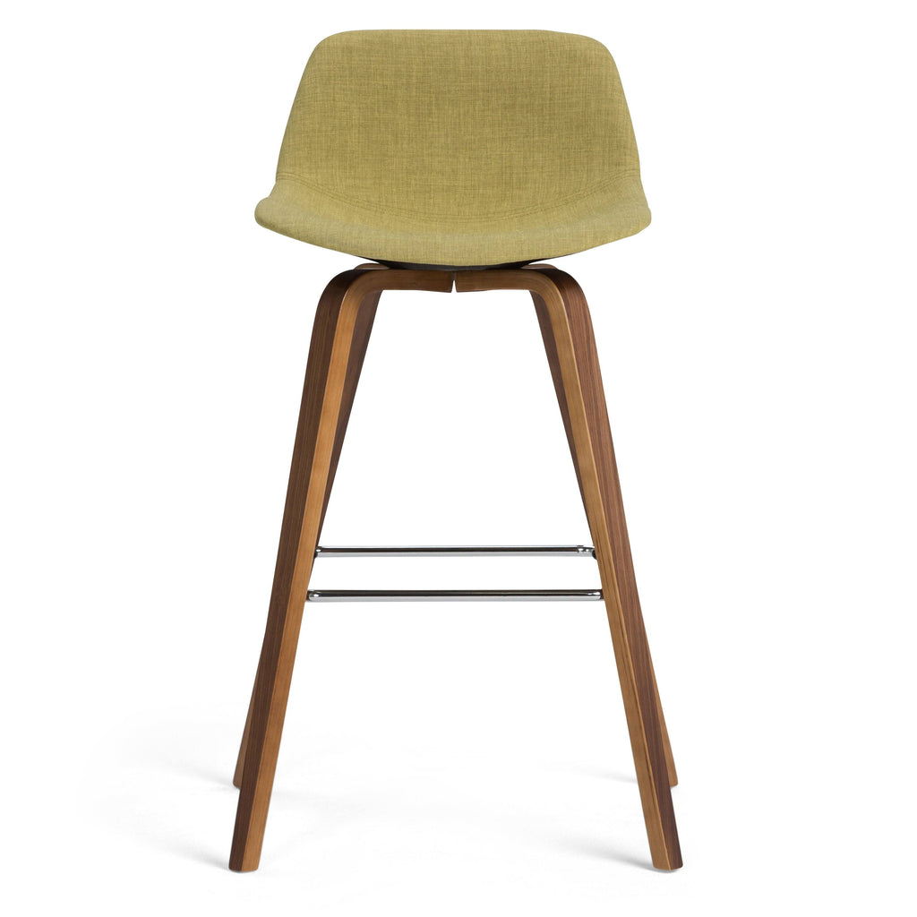 Set of 2 Dark Brown Bentwood Counter Height Barstools E7857