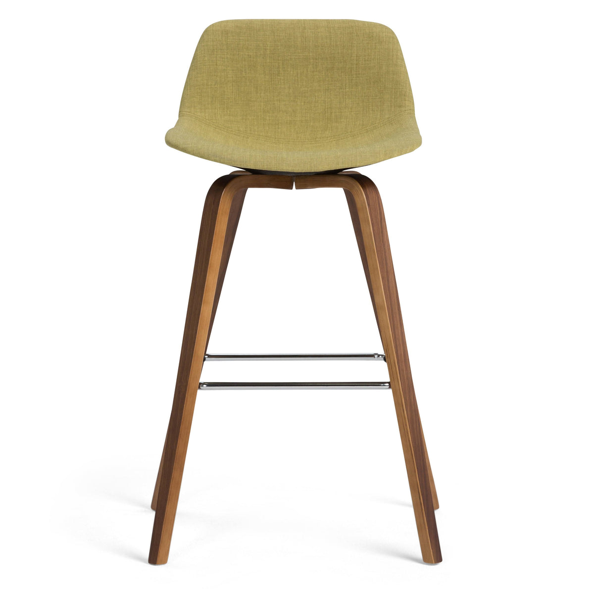 Set of 2 Dark Brown Bentwood Counter Height Barstools E7857