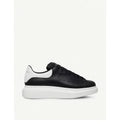 Blk/White Leather Trainers O79077
