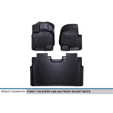 Black Floor Mats for F-150 SuperCab H909