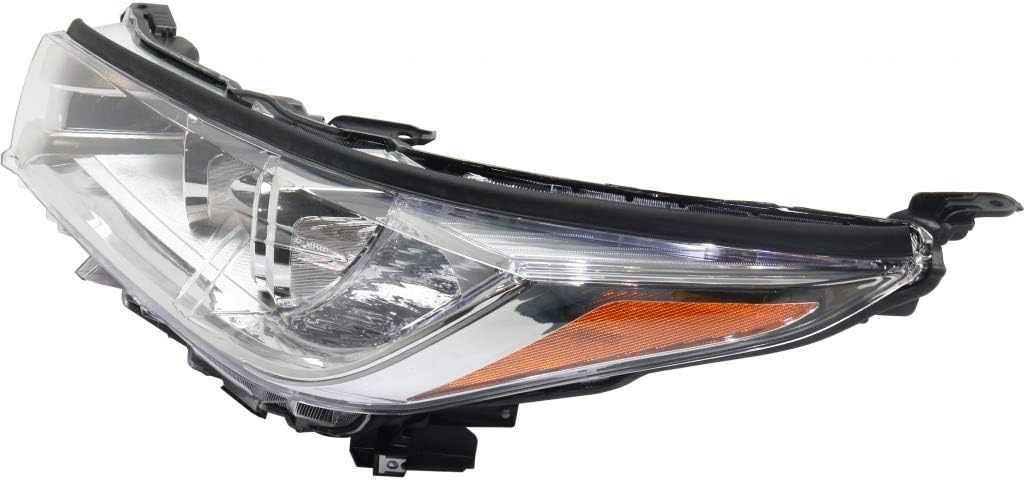 Driver Side Headlight with Chrome Accent V33467