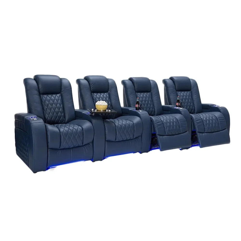 Genuine Leather Electric Recliner Sofa N42145