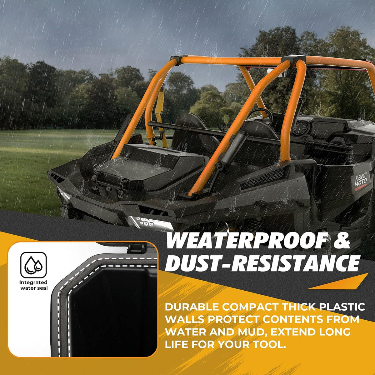 Storage Box Compatible With Polaris RZR XP 1000/4/ 900/4/ 1000 S 2014-2022 I43919