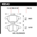 HPS 5.0 Brake Pads V25138