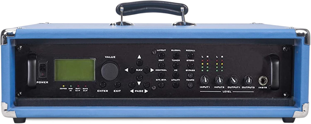 Vintage 4U Amp Rack Case, 12.5 Depth, Orange X404221