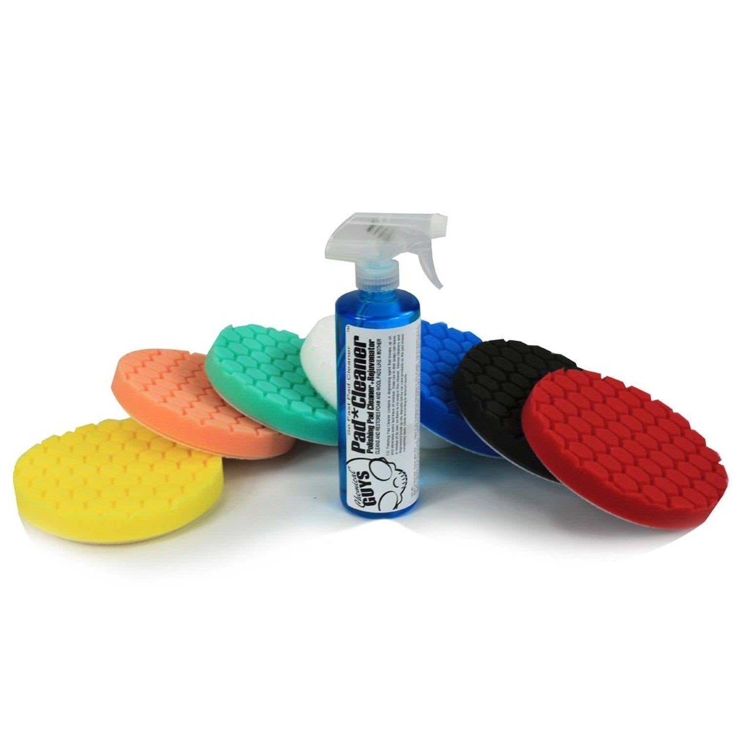 Hex-Logic Buffing Pad Kit 5.5 inch 8 Items B549707