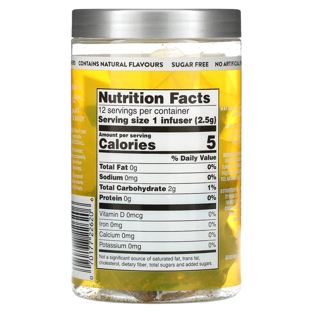Lemon & Ginger Cold Water Enhancer, 12 Infusers, Pack of 3 A81599