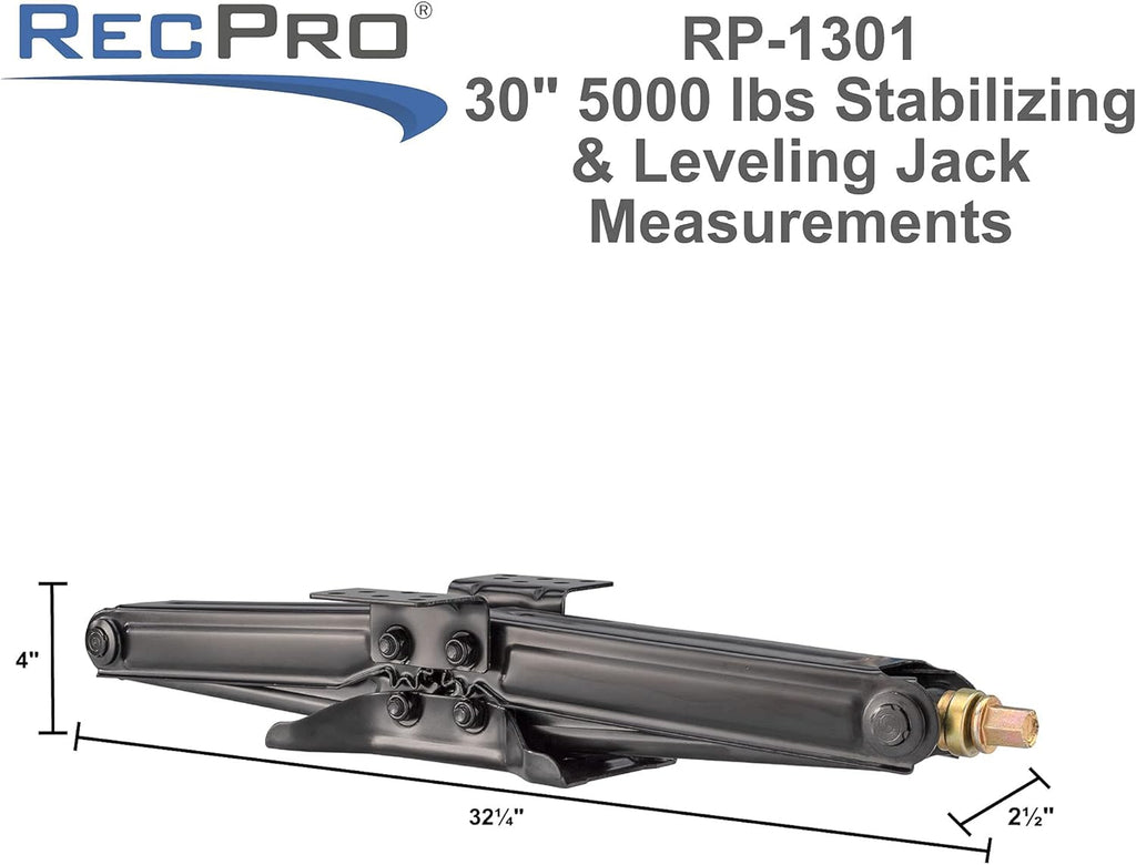 RV Scissor Jack 5000 LB Capacity Heavy Duty Leveling Jack 4-Pack N496038