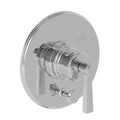 Satin Brass Tub & Shower Diverter Plate with Handle L9646