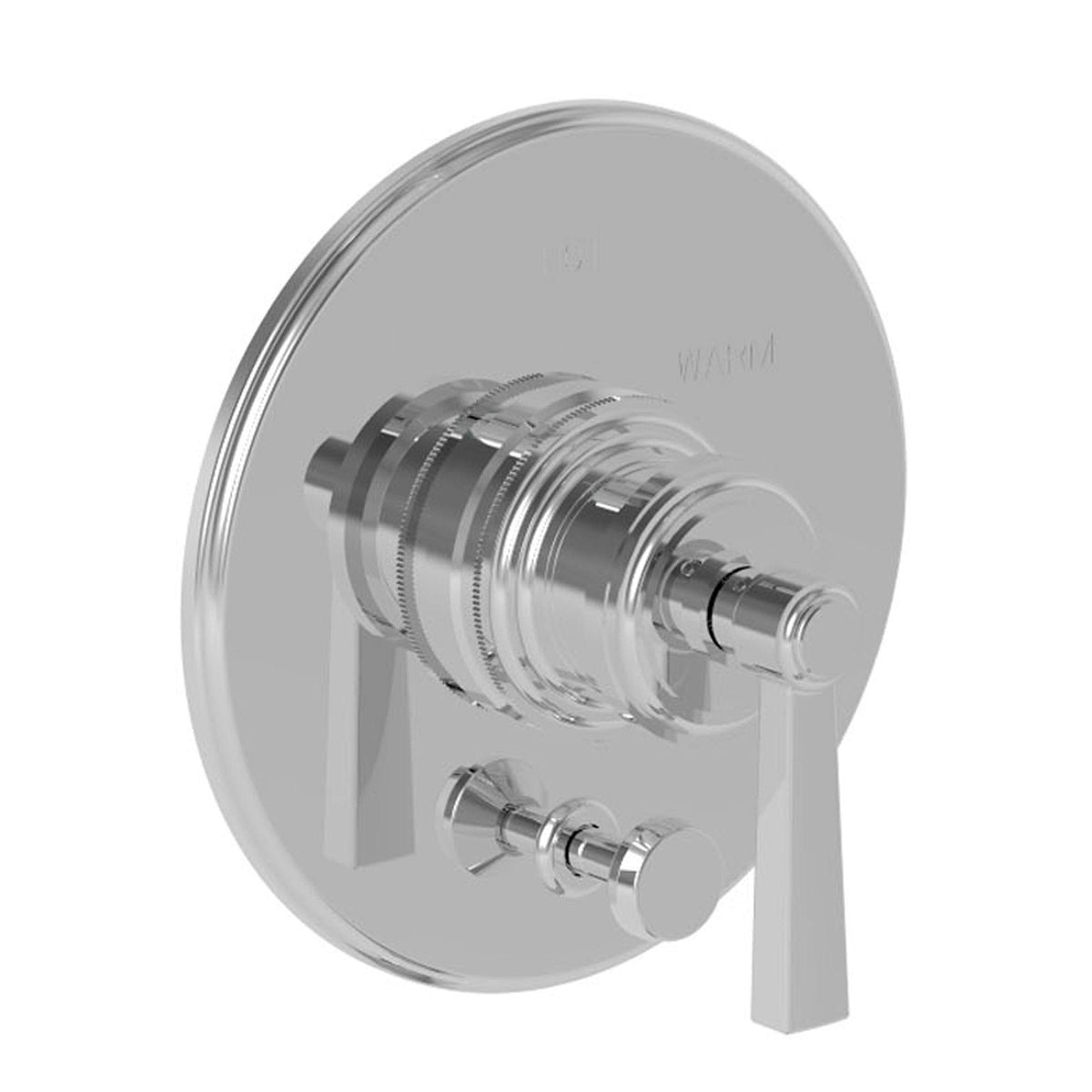 Satin Brass Tub & Shower Diverter Plate with Handle L9646