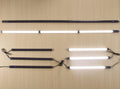 Dimmable Under Cabinet Lighting with Handwave Switch, 3*12Inch Linkable Ultra-Thin Light Fixture, Natural White 4000K (Dark Grey Cover) W84288