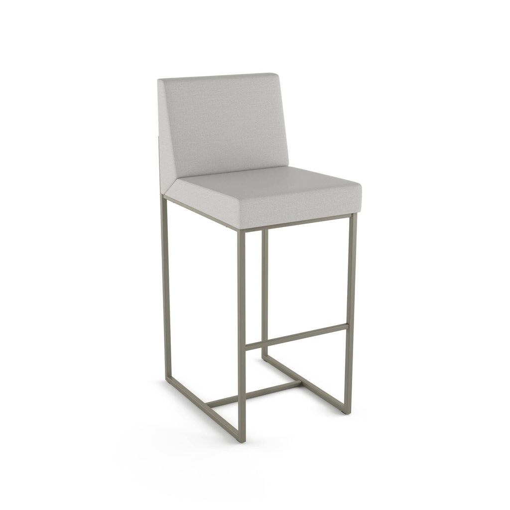Polyester Swivel Counter Stool in Light Gray N80017