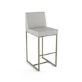 Polyester Swivel Counter Stool in Light Gray N80017