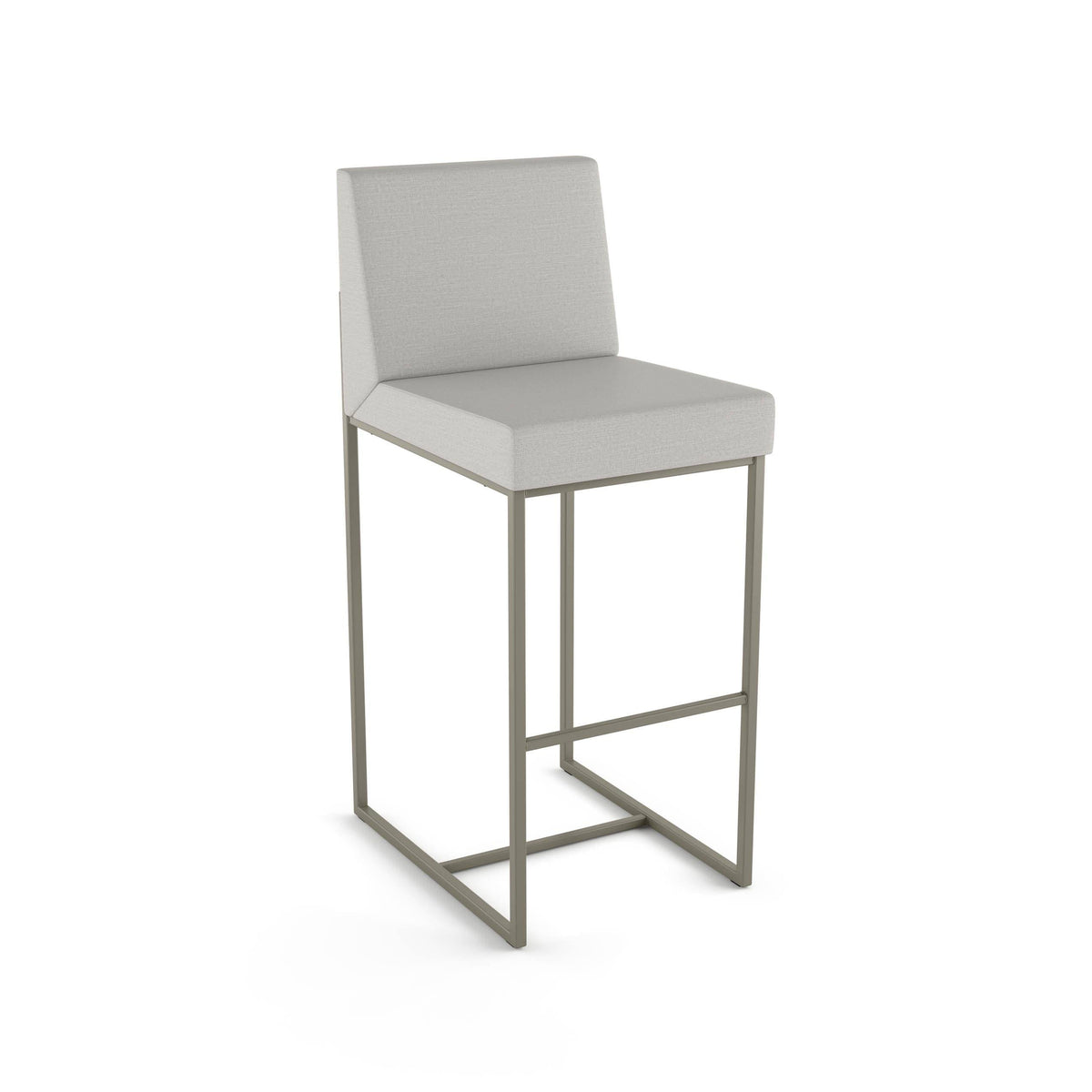 Polyester Swivel Counter Stool in Light Gray N80017