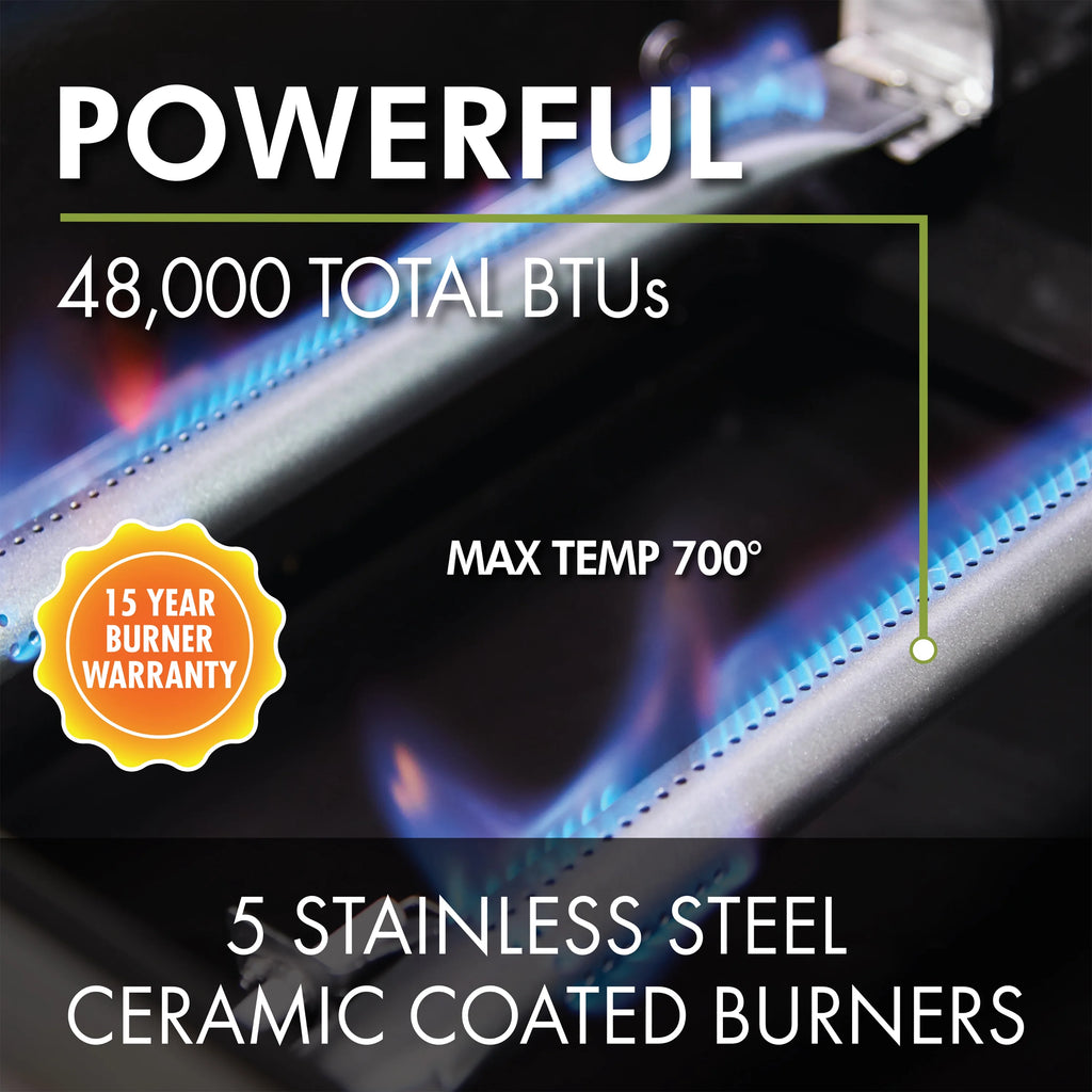 5-Burner Dual Fuel Gas Grill X78228