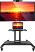 Rolling TV Cart Mobile TV Stand for 40-65 inch Flat Screen T712