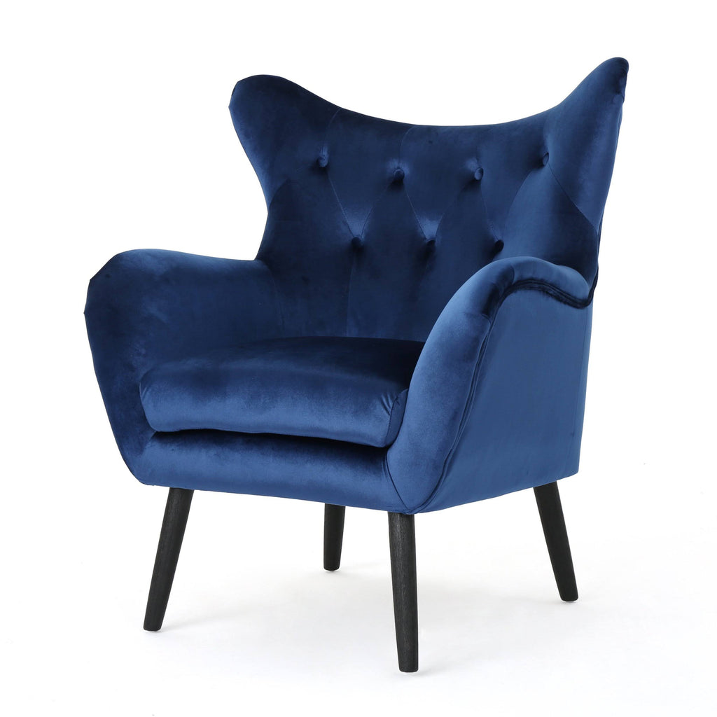 Light Lavender Velvet Arm Chair B272
