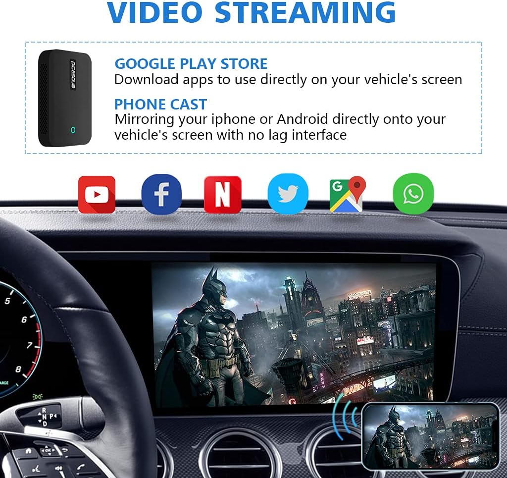 CarPlay Wireless Adapter for OEM Wired CarPlay Cars P681821