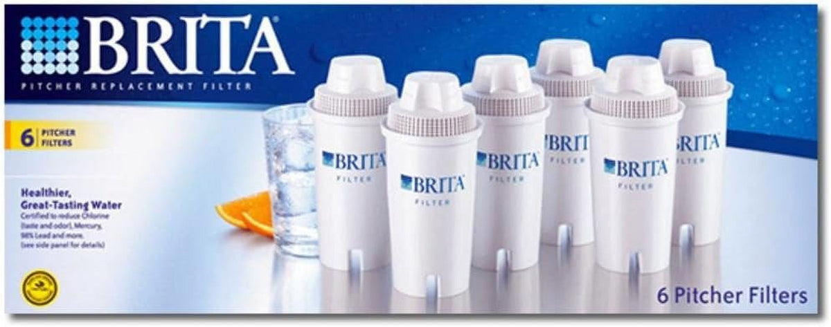 6 Pack Brita Replacement Filter for Pitchers T679