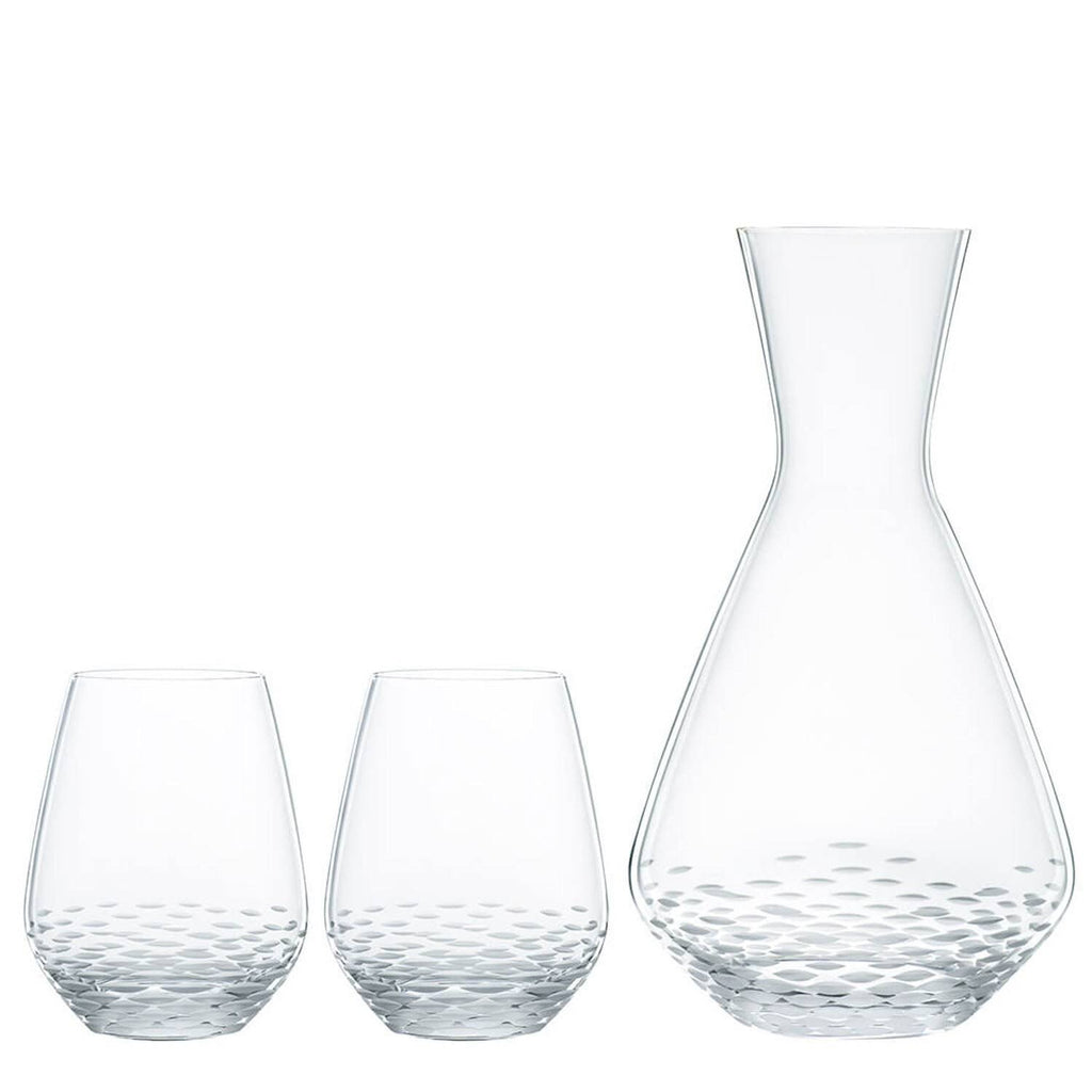 Carafe Set 3 Pcs Crystal Glass Clear K318330