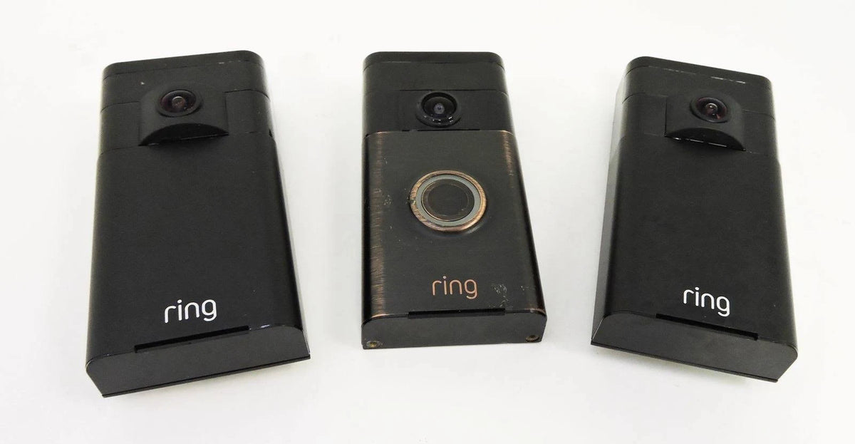 Venetian Bronze Home Security Kit 1 Doorbell 2 Stickup Cams Chime K352