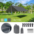 10x10ft Camping Hammock Rain Tarp with Carry Bag Z7543
