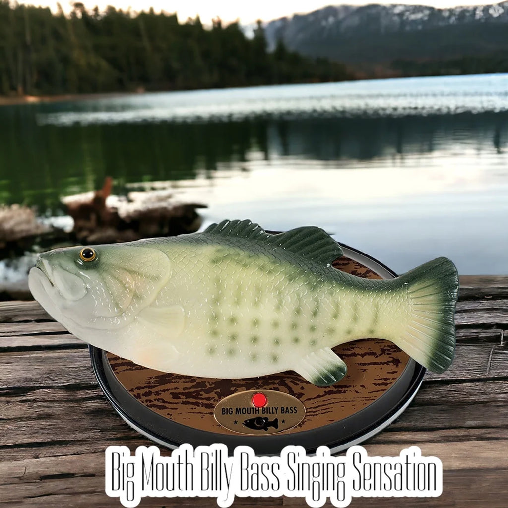 Green Singing Fish Wall Decor Toy R87857