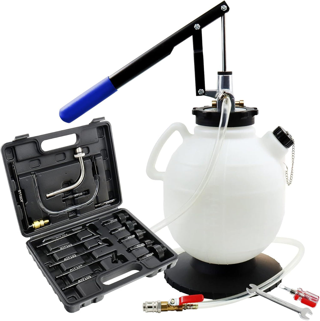 7.5 Liter Manual Transmission Fluid Pump with 15PCS ATF Adapters V1705