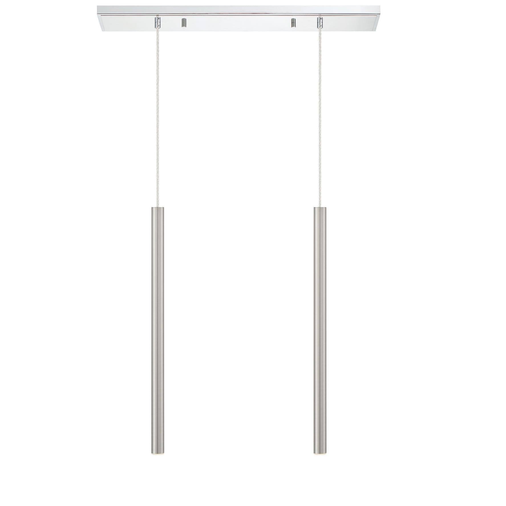 2 Light Chrome LED Island/Billiard Light U792