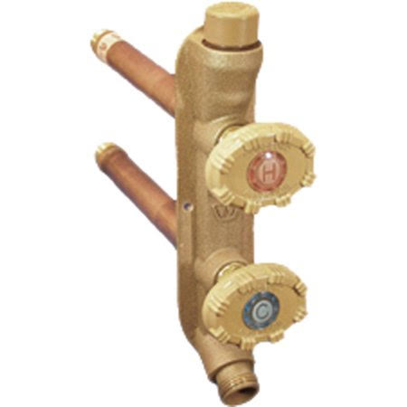 Vertical Freezeless Hot & Cold Wall Faucet U862