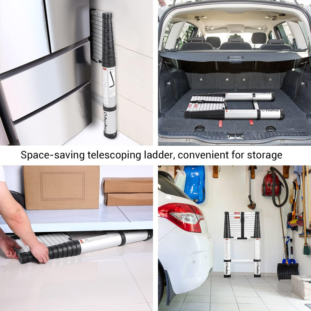 Telescoping Aluminum 12.5 FT Extension Ladder M509861