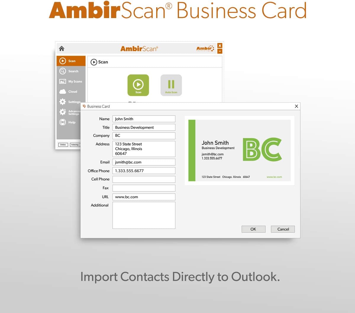 Simplex Card Scanner for Windows PC J615
