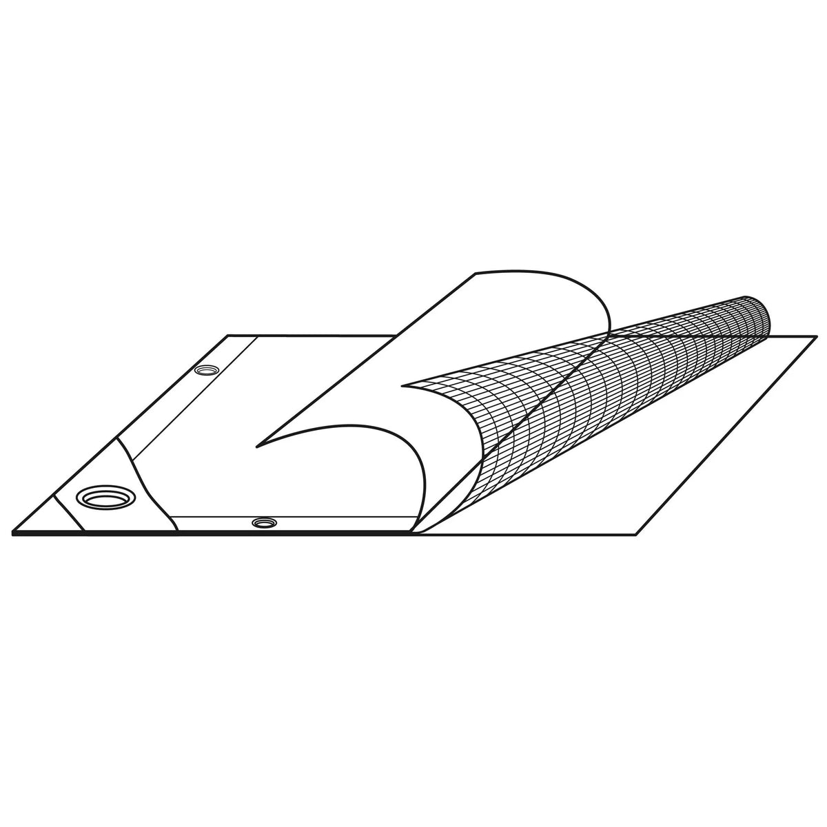 20x30' 14 Mil Heavy Duty Reinforced Poly Tarp Waterproof Cover M672