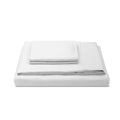 King 300 Thread Count Percale Solid Sheet Set White D618